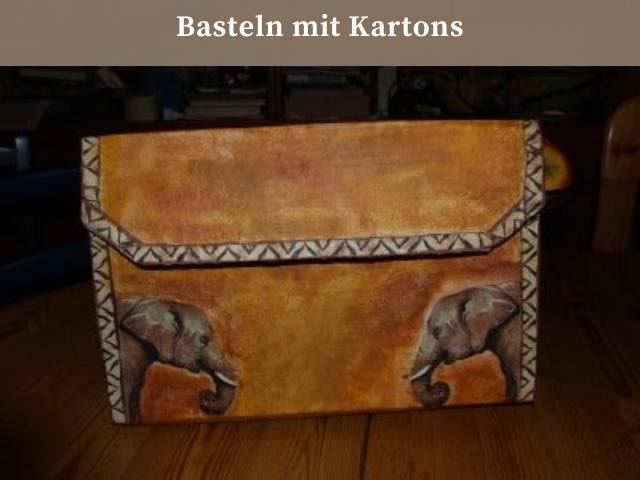 Basteln mit Kartons