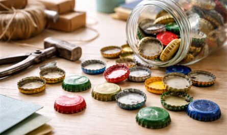 3 Bastelideen für Kronkorken