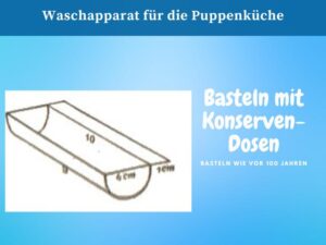 Waschapparat für die Puppenküche