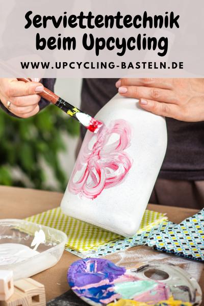 Upcycling mit Servietten