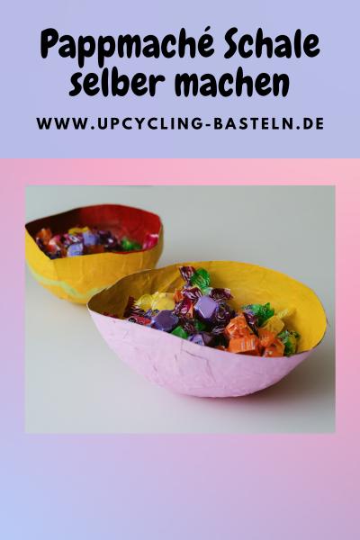 Bastelanleitung für Papiermaché-Schalen