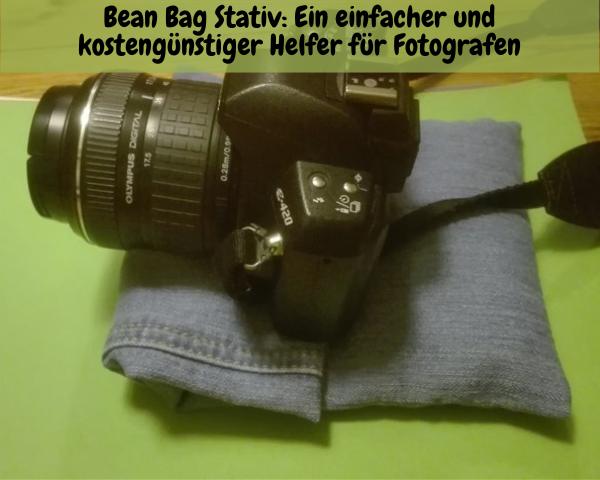 Bean Bag Stativ aus alten Jeans