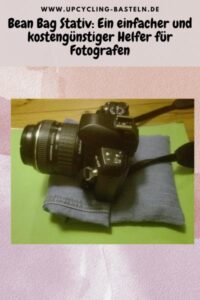 Bean Bag Stativ aus alten Jeans