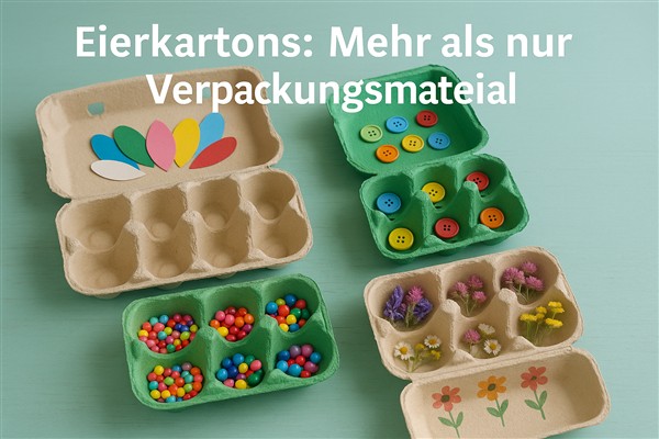 Eierkartons: Mehr als nur Verpackungsmaterial