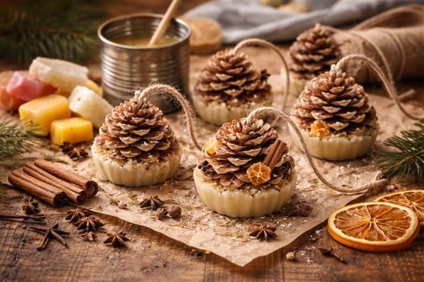 Zapfenanzünder selber machen – Winterliches DIY mit Naturmaterial