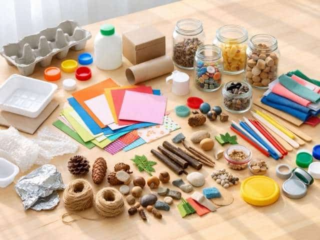 So findest du Bastelmaterial im Alltag – Ideen aus Küche, Garten und Haushalt