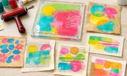 Gelli Print – Wie sich mit Farben, Fantasie und alten Papieren einzigartige Drucke gestalten lassen