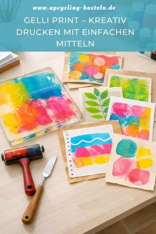 Gelli Print – Wie sich mit Farben, Fantasie und alten Papieren einzigartige Drucke gestalten lassen