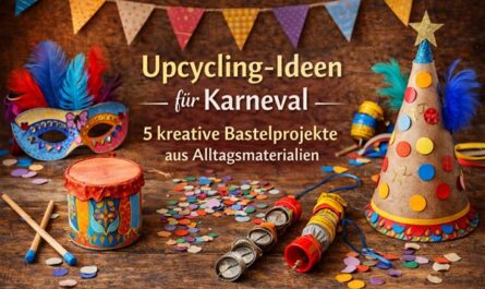Upcycling-Ideen für Karneval: 5 kreative Bastelprojekte aus Alltagsmaterialien