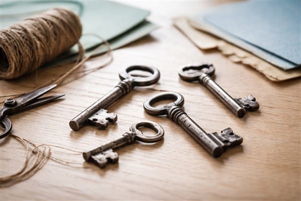 5 Ideen fürs Basteln mit alten Schlüsseln