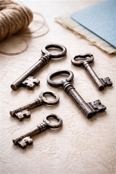 5 Ideen fürs Basteln mit alten Schlüsseln