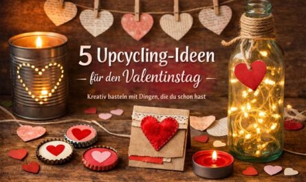 Upcyling-Ideen für den Valentinstag: Nachhaltige Valentinsideen aus Dingen, die ohnehin im Haushalt liegen