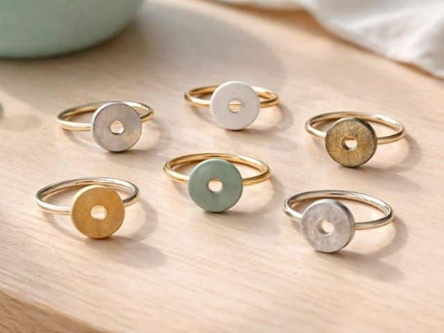 Ringe mit Unterlegscheiben