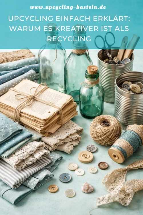 Upcycling einfach erklärt: Warum es kreativer ist als Recycling