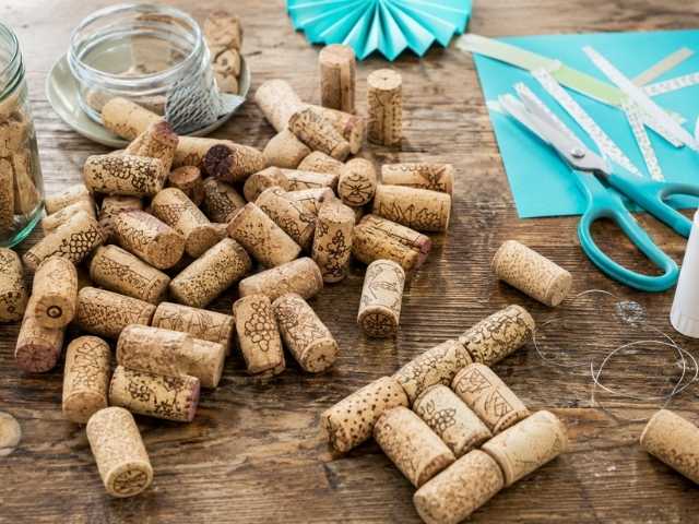 Vom Abfall zum Lieblingsmaterial: Basteln mit Flaschenkorken