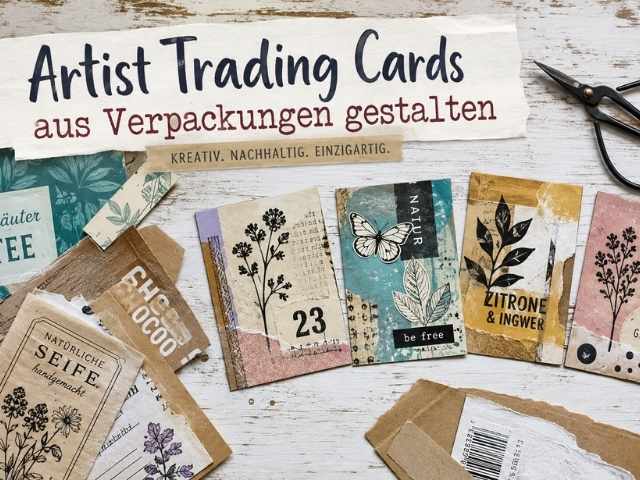 Artist Trading Cards aus Verpackungen gestalten