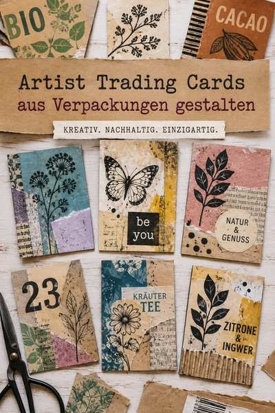 Artist Trading Cards aus Verpackungen gestalten