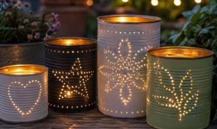 Windlichter aus Konservendosen – leuchtende Ideen zum Upcycling