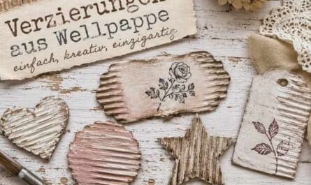 Verzierungen aus Wellpappe gestalten - Kleine Dekoelemente aus alten Verpackungen