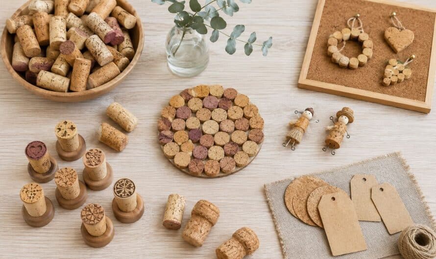 Wein- und Sektkorken verbasteln: 15 Ideen aus Kork